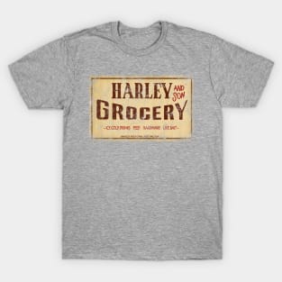 Retro Harley Grocery Sign T-Shirt